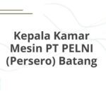 Kepala Kamar Mesin PT PELNI (Persero) Batang