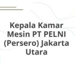 Kepala Kamar Mesin PT PELNI (Persero) Jakarta Utara