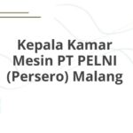 Kepala Kamar Mesin PT PELNI (Persero) Malang