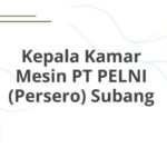 Kepala Kamar Mesin PT PELNI (Persero) Subang