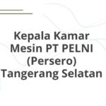 Kepala Kamar Mesin PT PELNI (Persero) Tangerang Selatan