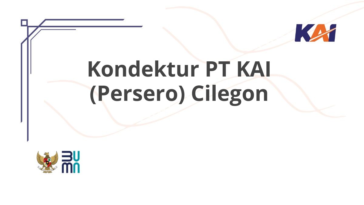 Kondektur PT KAI (Persero) Cilegon