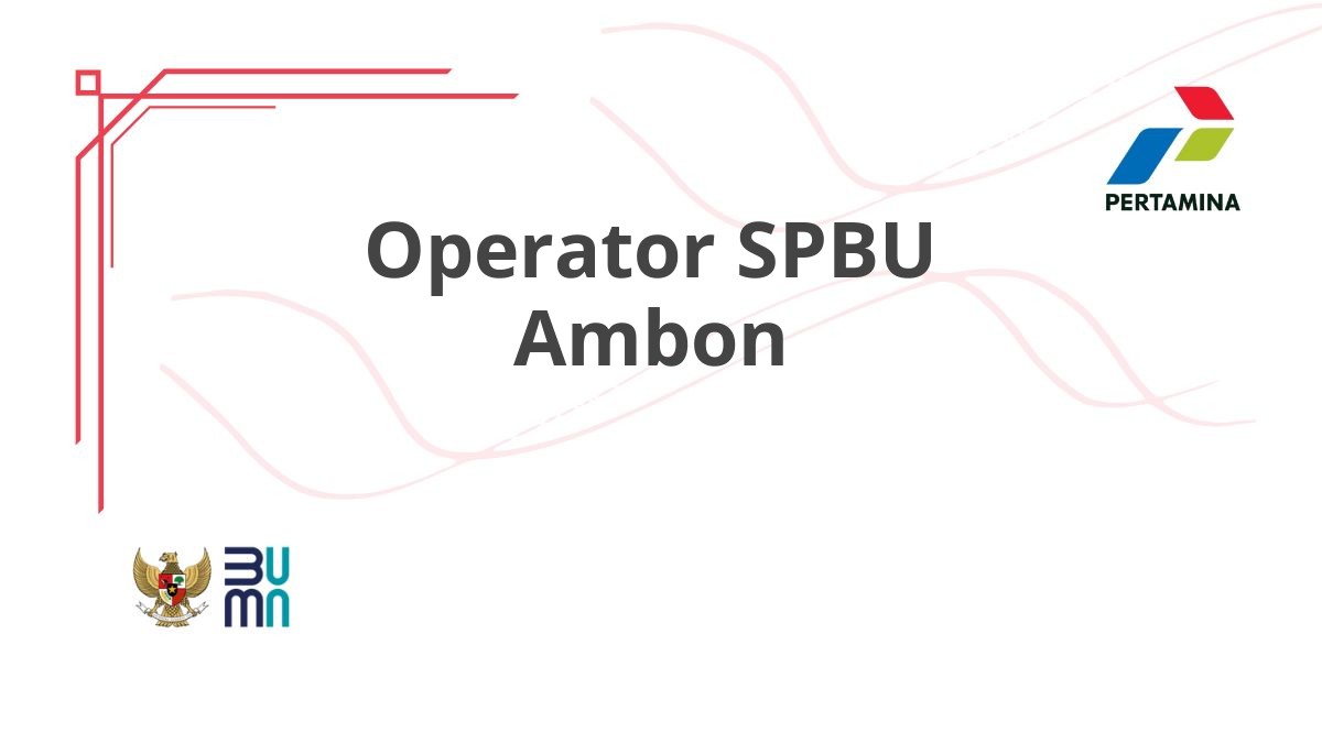 Operator SPBU Ambon