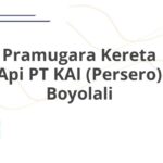 Pramugara Kereta Api PT KAI (Persero) Boyolali