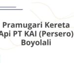 Pramugari Kereta Api PT KAI (Persero) Boyolali