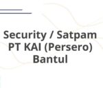 Security / Satpam PT KAI (Persero) Bantul