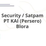 Security / Satpam PT KAI (Persero) Blora