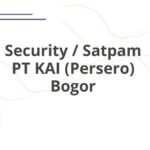 Security / Satpam PT KAI (Persero) Bogor