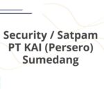 Security / Satpam PT KAI (Persero) Sumedang