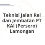 Teknisi Jalan Rel dan Jembatan PT KAI (Persero) Lamongan