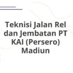 Teknisi Jalan Rel dan Jembatan PT KAI (Persero) Madiun